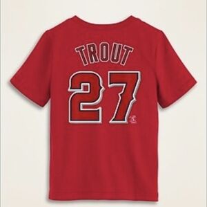 Angels MLB Trout 27 M NWT Shirt